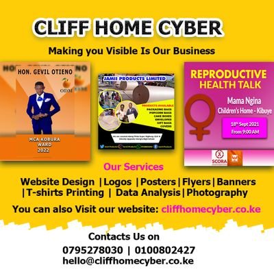 ||Photographer|| Graphics Designer||Data Analyst ||you will live to tell the tale 😈😈😈😈|| marketing@cliffcreatives.com +254100802427