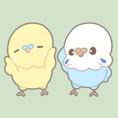 2021年6月生まれの二羽のセキセイインコ🎶そら（青）女の子🐥れもん（黄）男の子🐥フォロー歓迎無言OK!💕そらは #多骨性過骨症 
🚫画像等無断転載ダメ🚫
　#セキセイインコ　　　　　　🌟そられも の小さな仲間達の記録はコチラ→@Y3PuuyRrbm3u1oL