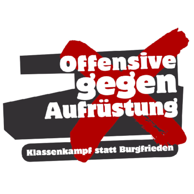 Wir haben uns bundesweit zusammengetan, um klare Kante gegen nationalen Taumel, Aufrüstung und Kriegsgeheul zu zeigen. Klassenkampf statt Burgfrieden!