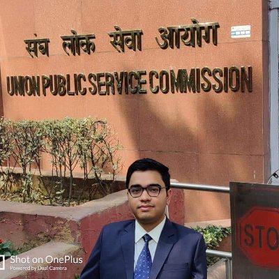 Civil Servant | OT at IP&TAFS
UPSC CSE 2021- RANK 271
UPSC CSE 2022 - RANK 784
UPSC CSE 2019- RANK 813
UPSC CSE 2023 - RANK 829
B. Tech. - IIT R
Ex- ISRO
