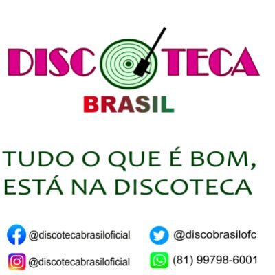 discobrasilofc's profile picture. ▶️ Vendas de LPs, CDs, DVDs e livros novos, seminovos, usados, raros e fora de catálogo 
🛍️ Entrega em todo o Brasil
☎️ (81) 99798-6001 (Telezap)