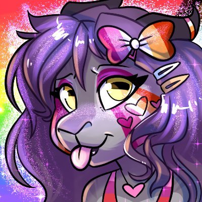 Goat type creature. Possibly a cryptid. Lover of rainbows, glitter, and shiny things. Madly in love with @ConfettiBiscuit. It/Its