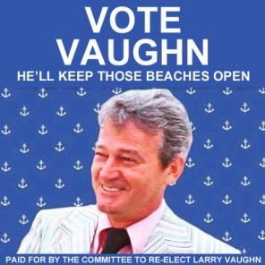 HonLarryVaughn's profile picture. As Mayor of Amity, I ignored warnings. Then sharks gobbled up tourists.  Now sharks are circling elections. Dont make my mistake. Listen to the experts.