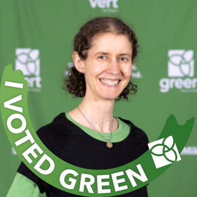 Green Party Candidate for Willowdale.  Front-line social worker.  It's about taking care of people and the planet.