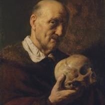 A ponderer, a pragmatist and an old time philosopher who can only think whilst holding a skull