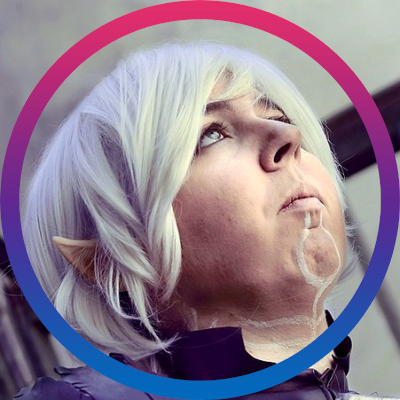 30+ yr old bisexual nerd who loves rpgs, cosplay, all things fantasy, writing, video games, etc. UX Designer. NB, she/her.
Banner credit to @noxarcanaart