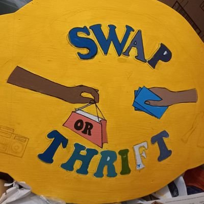 Swap or Thrift:A personally curated, pop-up Thrift shop that happens every other weekend around Gabs. We believe in good music and sustainable values 🌻