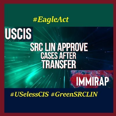 https://t.co/Ca2cCc4mdp Follow us for original content.
#EagleAct - End Country Caps in EB GC
#USlessCIS #GreenSRCLIN - Utilize all EB GC, Pending since Oct 2020