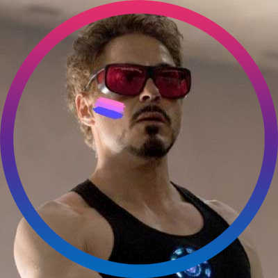 starkisdoing's profile picture. somewhere in the vast multiverse.... where he's not, y'know.

(header by sunsetswerves)