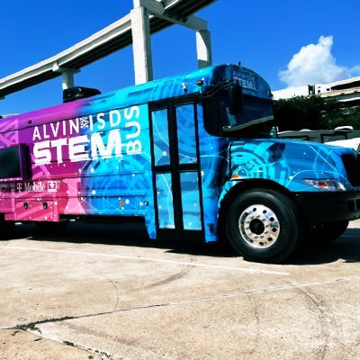 A STEM Lab on wheels which provides hands-on learning activities across a variety of STEM disciplines: science, technology, engineering, and mathematics.