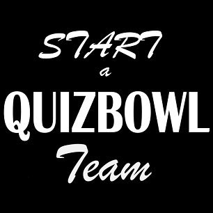 Ready to help start and support quizbowl teams anywhere! Get in touch startquizbowl@gmail.com. Will like and RT any quizbowl-related tweets.