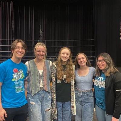 Your RHS officers from Troupe #5931! Featuring: Mackinley (P, 12th), Chloe (VP, 12th),  Jackson (S, 11th), Hannah (T, 11th), & Jenna (H,12th)