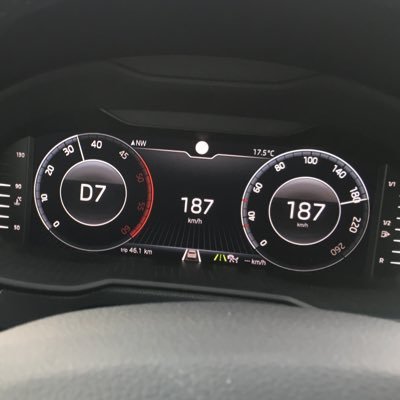 I took my handle photo. That’s the dash on my Audi as I slowed through 187 kph down from 250! Autobahn forever