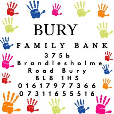 Bury Family Bank runs of donations off excellent condition items for children of all sizes. if you need help please ring us on 01617977366 for an appointment