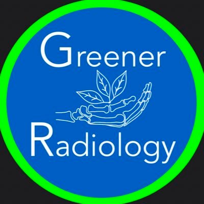 New group thinking about ways to reduce the environmental impact of radiology. Get in touch - Greenerradiologygroup@gmail.com