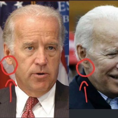 JSearlobe's profile picture. I am President Joe Biden's right ear lobe. I work with the left lobe to provide balance to host while providing a warming effect due to my ample blood supply.