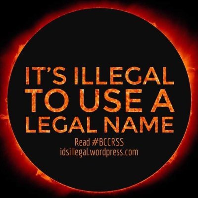 FRAUDE DEL NOMBRE LEGAL
LA VERDAD
ES ILEGAL USAR UN NOMBRE LEGAL
#BCCRSS #LegalNameFraud #TruthBillboards #DiezMandamientos #Verdad 
https://t.co/fJdpw8FLXY