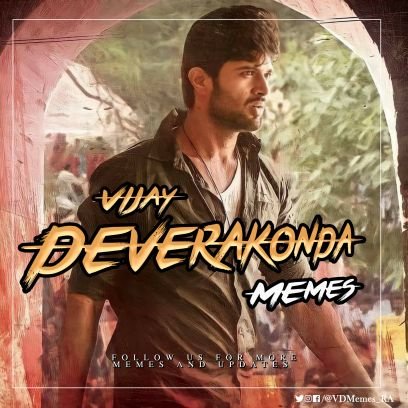 Rowdy Army 
Memes 
Edits 
Updates About @thedeverakonda
Follow Trends Handle @VDTrendsOffl