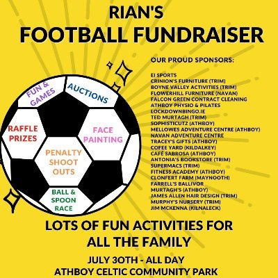 Rian's Football Fundraiser