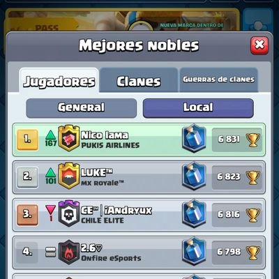 jugador con récord de top 1 de chile y aproximadamente top 50 del mundo. 
 🇨🇱🇨🇱🇨🇱