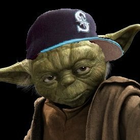 With you, may the force be. Go Mariners! I expect more than 54%. Parody (Not the real Yoda - he's dead). #SeaUsRise