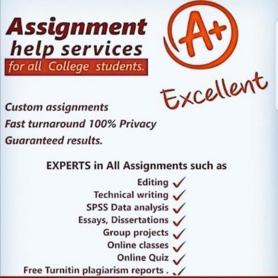 We have very competent academic experts who write top notch papers  in all areas of study . Dm or WhatsApp +1 (256) 778-6441
Grade A is guaranteed!