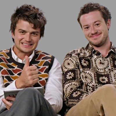 pics, gifs, and videos of joe keery and joseph quinn