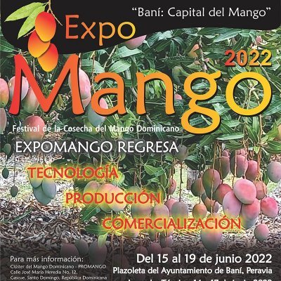 Expo Mango es la feria anual por la cosecha del mango dominicano. Se celebra en junio y se realizan actividades educativas, culturales y se promueve a Baní, DO.