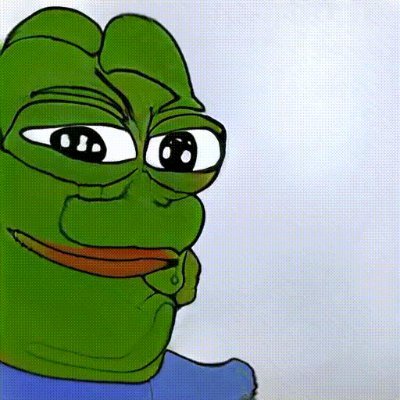 The first AI-(de)generated Pepe on the Ethereum blockchain. 
3333 Dege Pepes will ever exist, kek