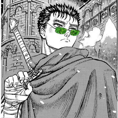 25| Terco| Gracias Tio Miura|
All Berserk everything.|GUTS IS BROWN| Mexica Indigenous|
No racists, No facists, No gods|@gangsawman is my back up/alt acc
