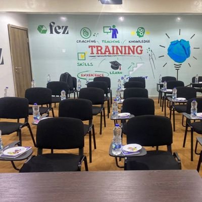A standard training room for 25 people. Located at Moyosore House, 180/182,Ikorodu Road, Elediye Bus Stop, Lagos State.
