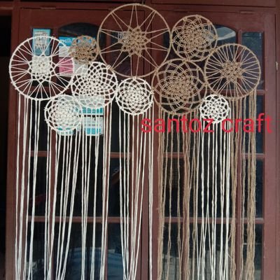 Supplier macrame, knit and natural fiber