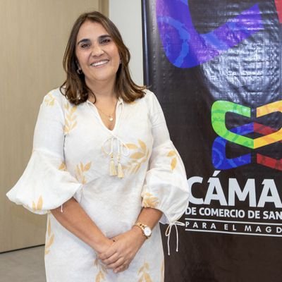 Presidenta ejecutiva Cámara de Comercio de Santa Marta para el Magdalena @camcomerciosm