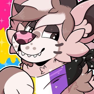 aka thelmexx 》They/Them 💛🤍💜🖤 SFW! 》Gremlin spotted yeen. Videogames 24/7. Arma 3 loser. IT dork. Retweet heavy. 》i:@TrashCorgi | b:@_toshca