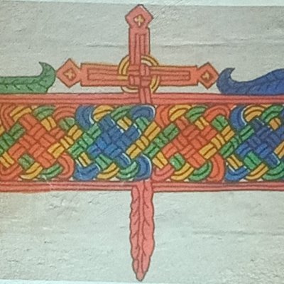A manuscript illusrtarion Cross