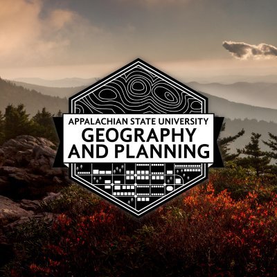 The @appstate Department of Geography & Planning  | Boone, NC