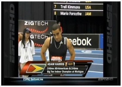 Guyana Olympian & National Record Holder, University of Michigan All-American & record holder in the 60m 200m ind & 100m. #tracknation