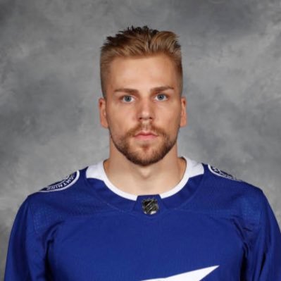 Lightning fan, celebrating our Slovak king 👑, “magnet for pucks”, & Ivan Drago lookalike, Erik Cernak, #81 defenceman for the Tampa Bay Lightning #GoBolts