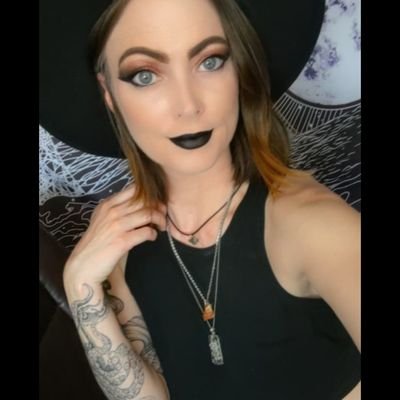 Pisces ♓
Goth Girlfriend 🌙
True Crime junkie 💀
Tattoo collector 🐉
Bisexual & proud 🌈
Video Game Store Manager 🎮
YouTube: True Crime Goth 
Videos out now 🖤