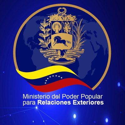 Ministerio del Poder Popular para Relaciones Exteriores de la República Bolivariana de Venezuela 🇻🇪