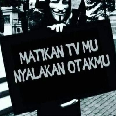 Matikan TV MU
Nyalakan Otak MU
  
   #STOP MANDATORY
   #STOP PEMAKSAAN FUCKCIN