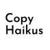 Copy Haikus (@CopyHaikus) Twitter profile photo