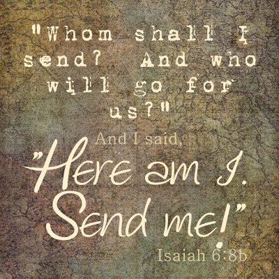 Athenajm1024's profile picture. 'Here Am I Lord, Send Me' - Inspiring Bible Story and Meaning of Isaiah 6:8