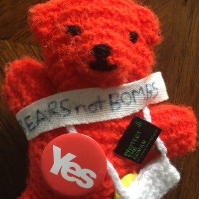 M. J. Grant: musicologist @ Edinburgh Uni, human rights activist, antifascist, pacifist. Keir the Campaign Bear: wee knitted teddy, #activistbear, optimist.