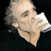 Abel Ferrara drinking milk(@VicioInherente) 's Twitter Profile Photo