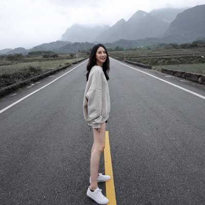 Happy girl, hobby travel, movies, coffee, cryptocurrency
