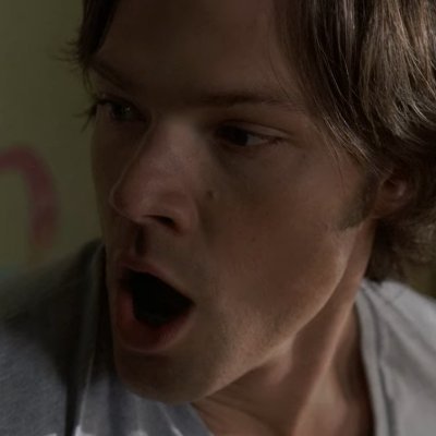 Sam Winchester reminding you when it's Wednesday.