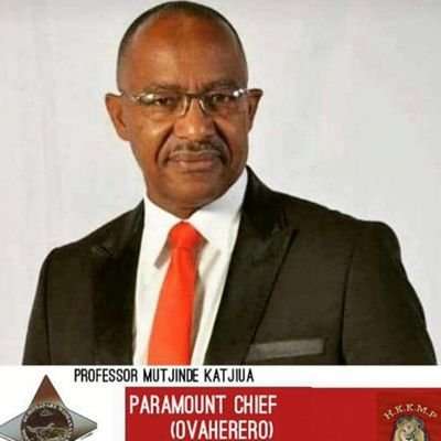 KatjiuaMangani's profile picture. Ovaherero Paramount Chief; Co-Chair OvaHerero-Nama Campaign for Restorative Justice. Previous Secretary General: Ovaherero Traditional Authority.