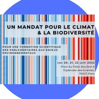 Action de formation des parlementaires aux enjeux du climat et de la biodiversité

RDV aux Invalides du 20 au 22 juin 2022 !

https://t.co/iiYnJcHGLd