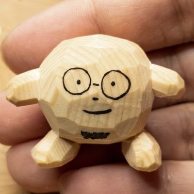 wood carver│木彫り作家│作り方本『川崎誠二のちいさな木彫り』（ナツメ社）｜ガチャ『川崎誠二の木彫の動物たち』第1弾 5月から再々販予定 │制作と日常 @uko3000 │木彫り教室 @kibori_class │販売〔作品・木彫り道具・グッズ〕 https://t.co/YYJxfAzKYv